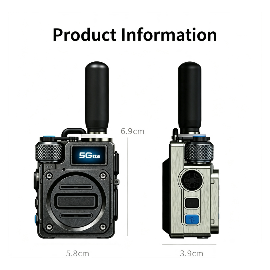 Savannel M6 Space Silver 5G LTE Global Long Range Walkie Talkie | 6800mAh | AES256 Encrypted | GPS | 5000KM Range