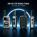 Savannel M9 4G LTE Global Walkie Talkie | Silver | AES256 Encrypted | GPS | 6800mAh | 48Hr | 5000KM Range