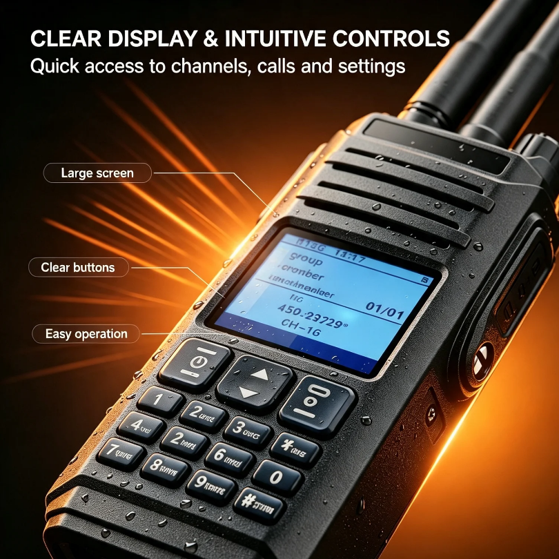 Savannel X4 Dual-Mode UHF + 4G Hybrid Walkie Talkie | 10W High Power | IP67 Waterproof | GPS | 5000KM Global Range