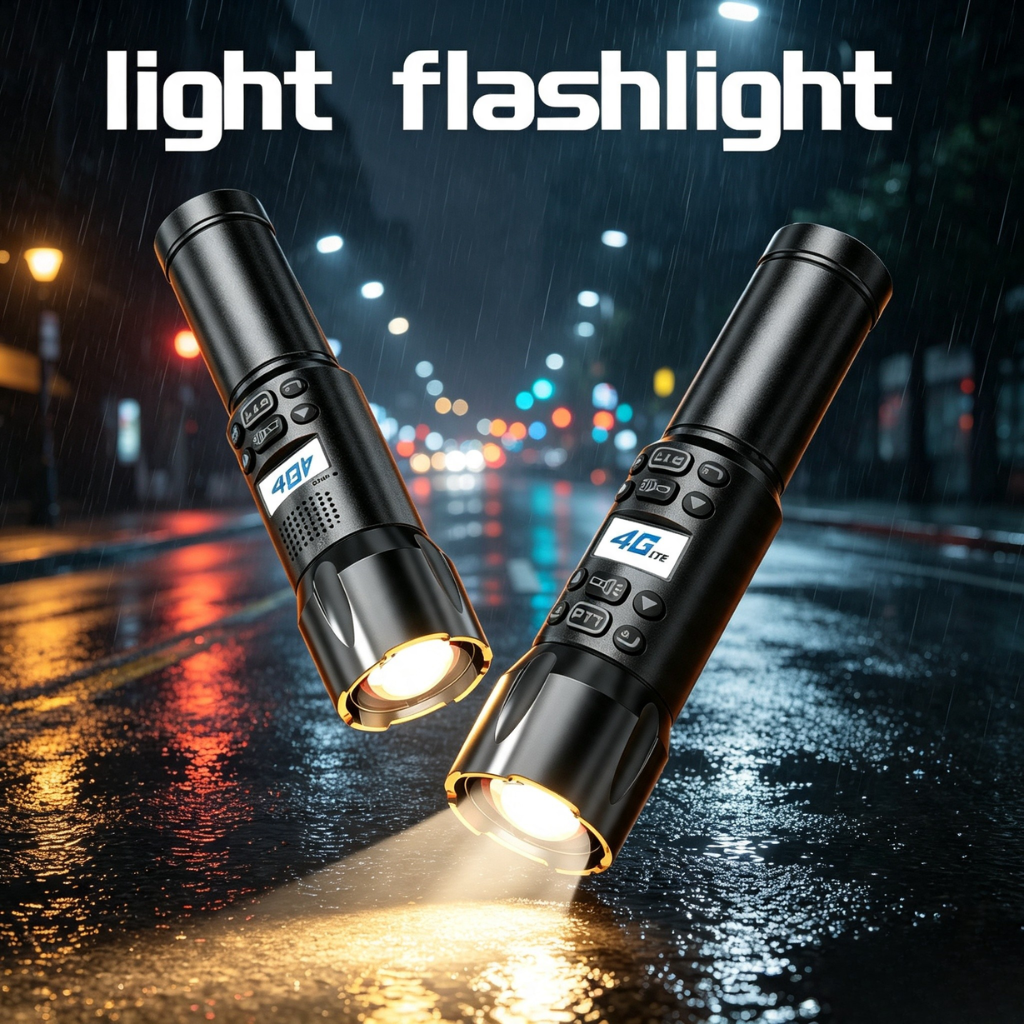 Savannel S800 Flashlight Style Multi-Function 4G LTE Walkie Talkie | 3-Way Adjustable LED | 6800mAh | 5000KM Global Range