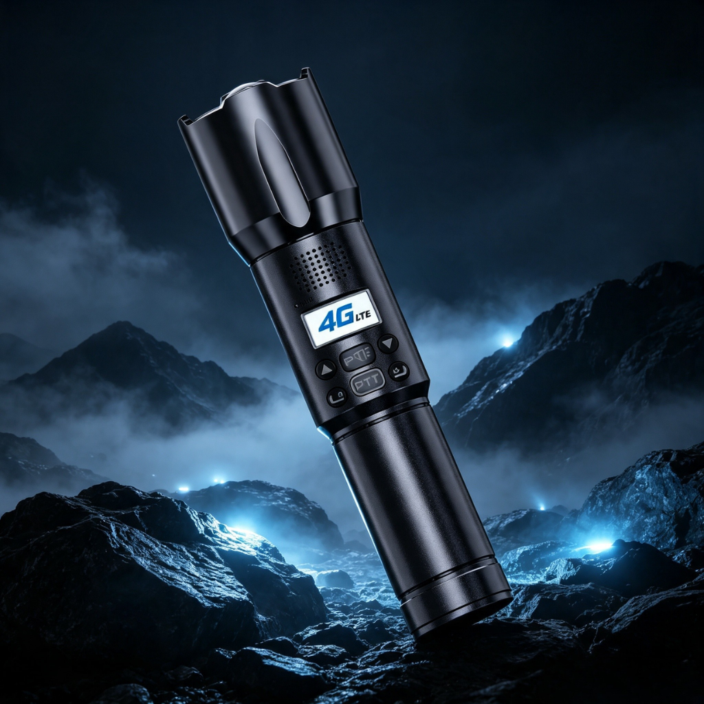 Savannel S800 Flashlight Style Multi-Function 4G LTE Walkie Talkie | 3-Way Adjustable LED | 6800mAh | 5000KM Global Range