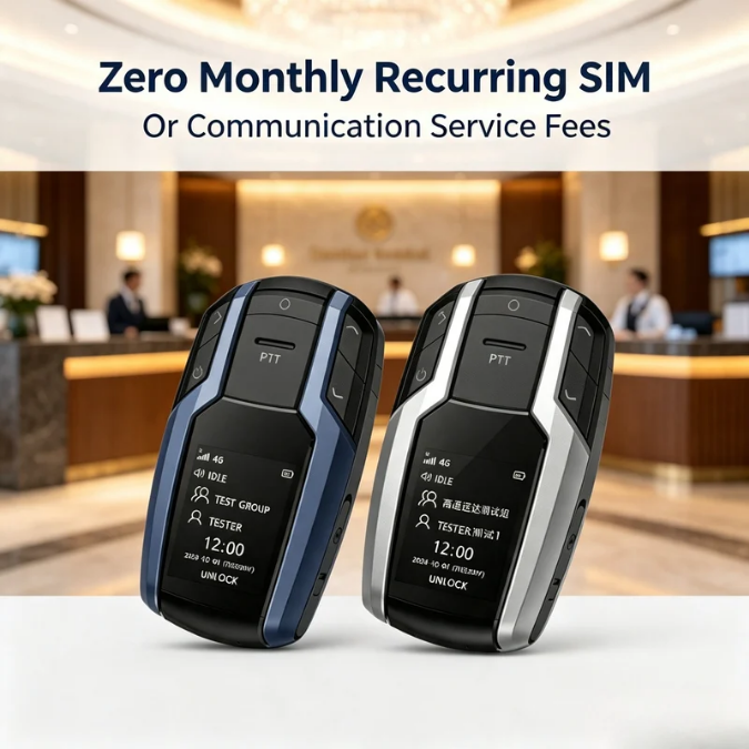 Savannel BK Mini 4G PoC Walkie Talkie | Ultra-Compact LTE Two-Way Radio | 5000KM Global Range | AES256 Encrypted