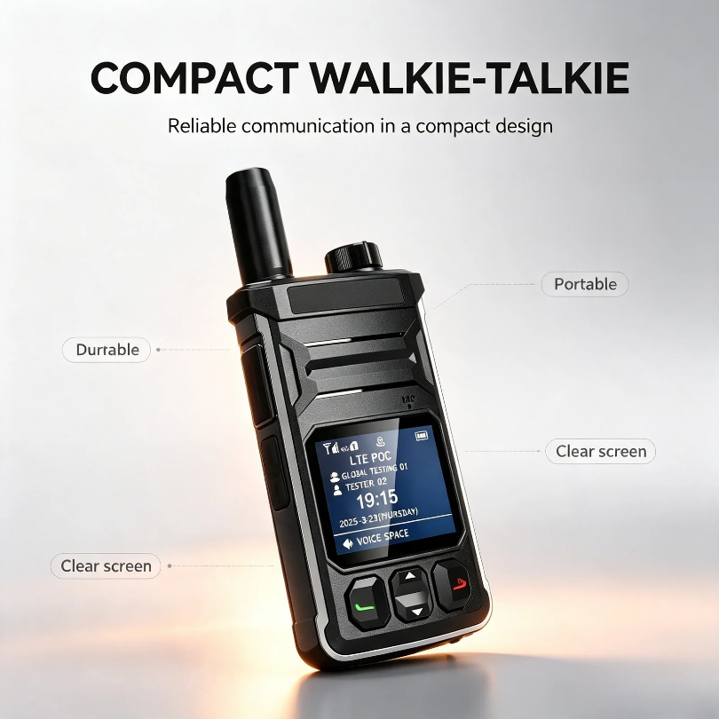 Savannel T6 4G LTE PoC Walkie Talkie | Zinc Alloy Metal Frame | 5000KM Global Range | 24Hr Talk Time
