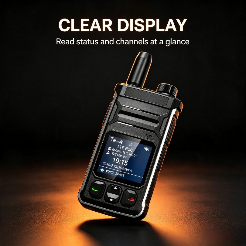 Savannel T6 4G LTE PoC Walkie Talkie | Zinc Alloy Metal Frame | 5000KM Global Range | 24Hr Talk Time