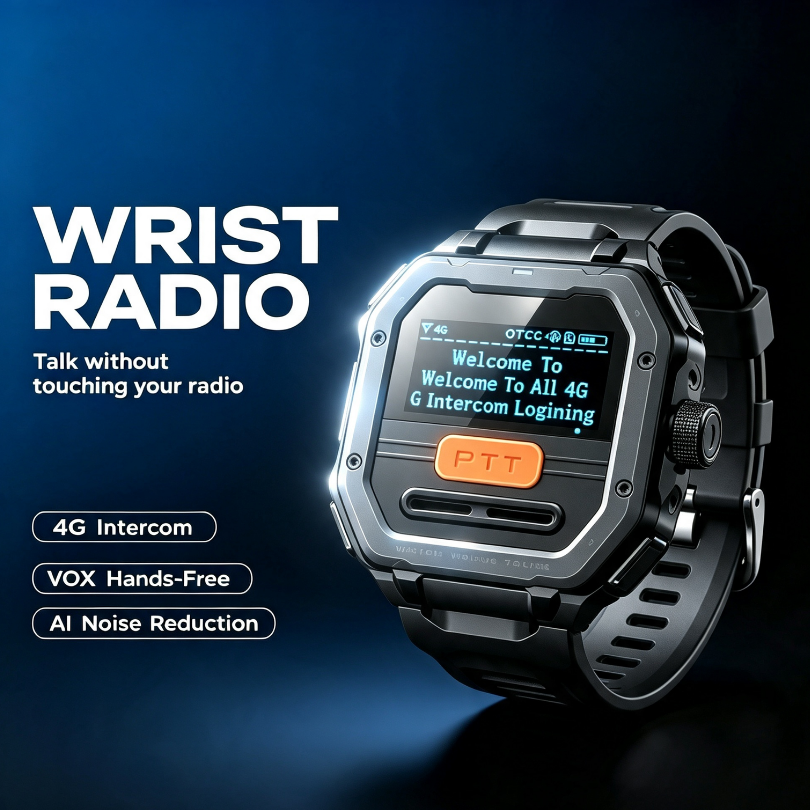 Savannel GT5 Smart OLED 4G Walkie Talkie | 1-Button Voice Control | 24Hr Continuous Runtime | 5000KM Global Range