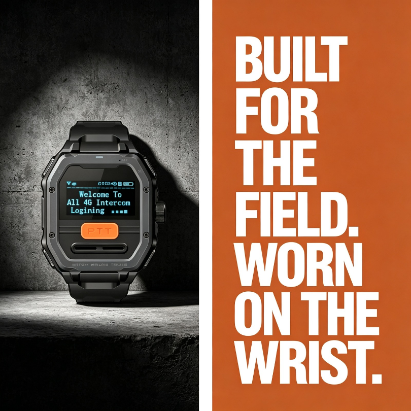 Savannel GT5 Smart OLED 4G Walkie Talkie | 1-Button Voice Control | 24Hr Continuous Runtime | 5000KM Global Range