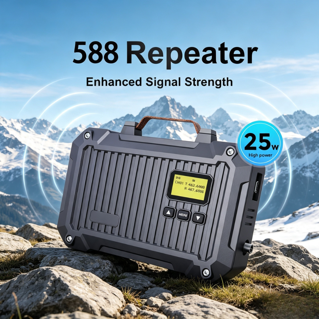 Savannel 588 25W GMRS Full Duplex Long Range Signal Repeater | IP66 Outdoor Rated