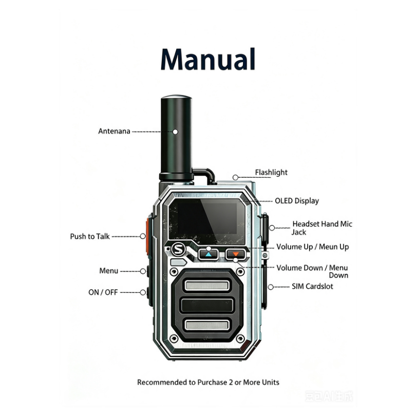 Savannel M3 4G LTE Global Intercom Transceiver | GPS | Weather Forecast | 6800mAh | Built-In Flashlight | 5000KM Range