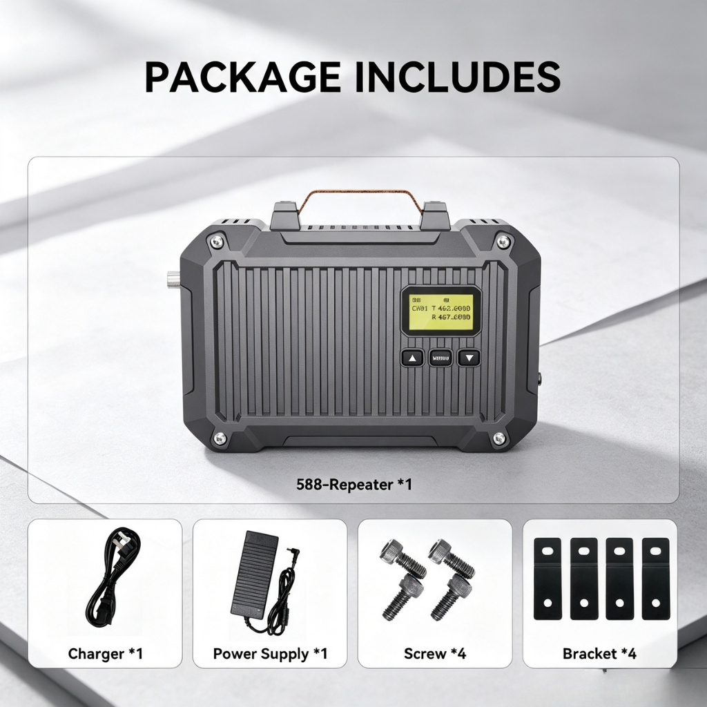 Savannel 588 25W GMRS Full Duplex Long Range Signal Repeater | IP66 Outdoor Rated