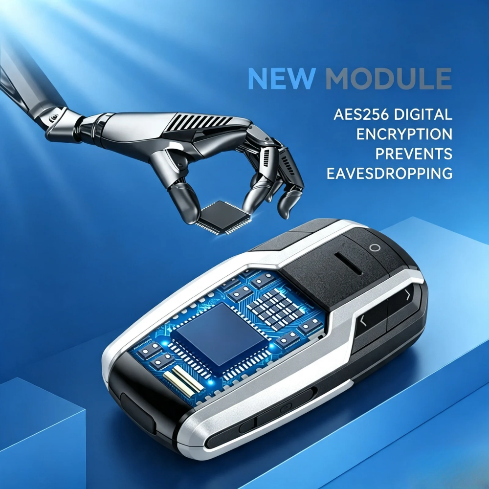 Savannel BK Mini 4G PoC Walkie Talkie | Ultra-Compact LTE Two-Way Radio | 5000KM Global Range | AES256 Encrypted