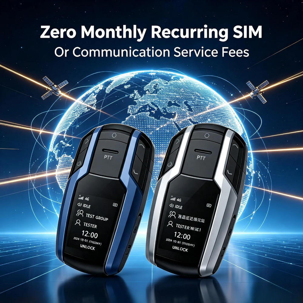 Savannel BK Mini 4G PoC Walkie Talkie | Ultra-Compact LTE Two-Way Radio | 5000KM Global Range | AES256 Encrypted