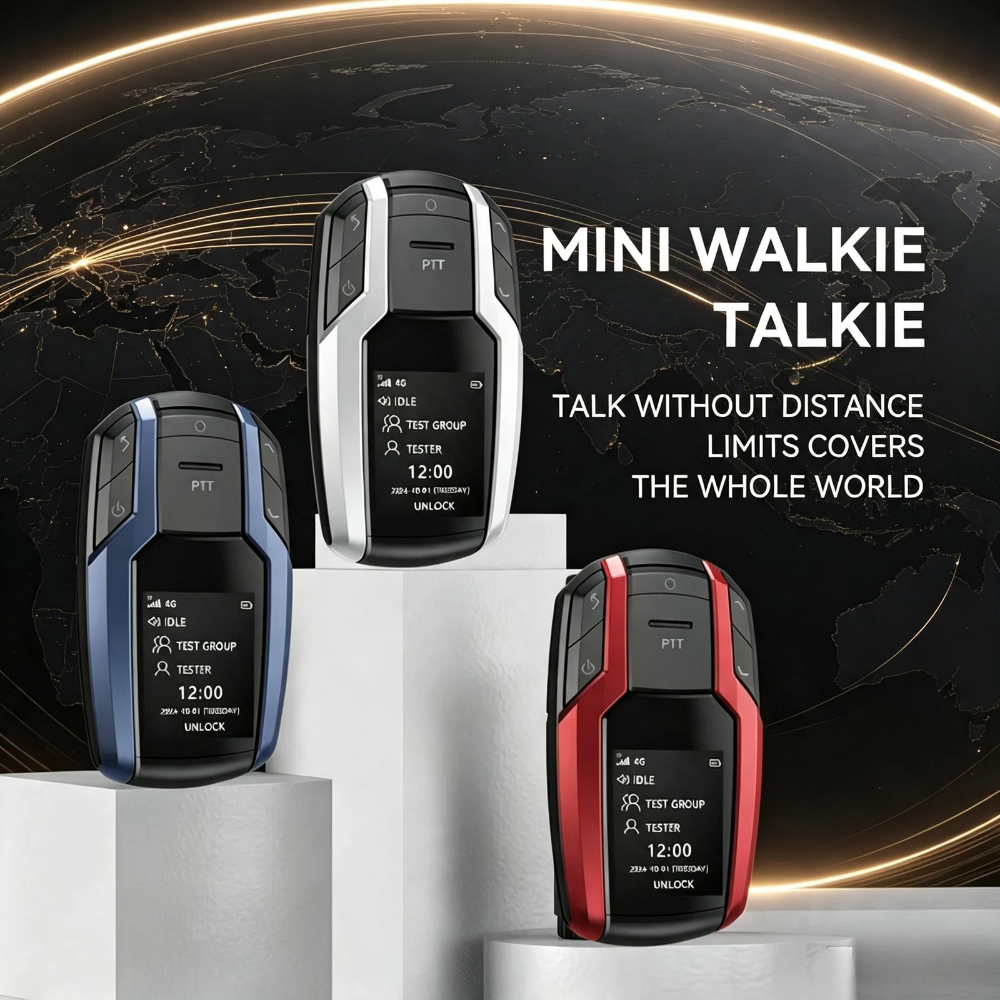 Savannel BK Mini 4G PoC Walkie Talkie | Ultra-Compact LTE Two-Way Radio | 5000KM Global Range | AES256 Encrypted